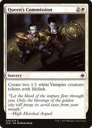 Queen's Commission [Ixalan] | Jomio and Rueliete's Cards and Comics