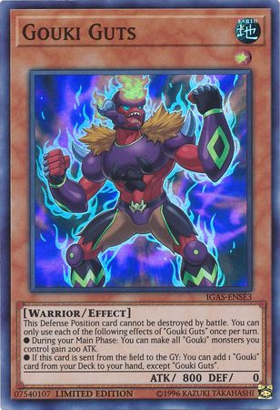 Gouki Guts [IGAS-ENSE3] Super Rare | Jomio and Rueliete's Cards and Comics