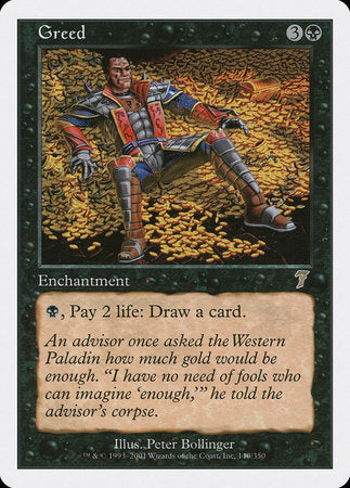 Greed [Seventh Edition] | Jomio and Rueliete's Cards and Comics