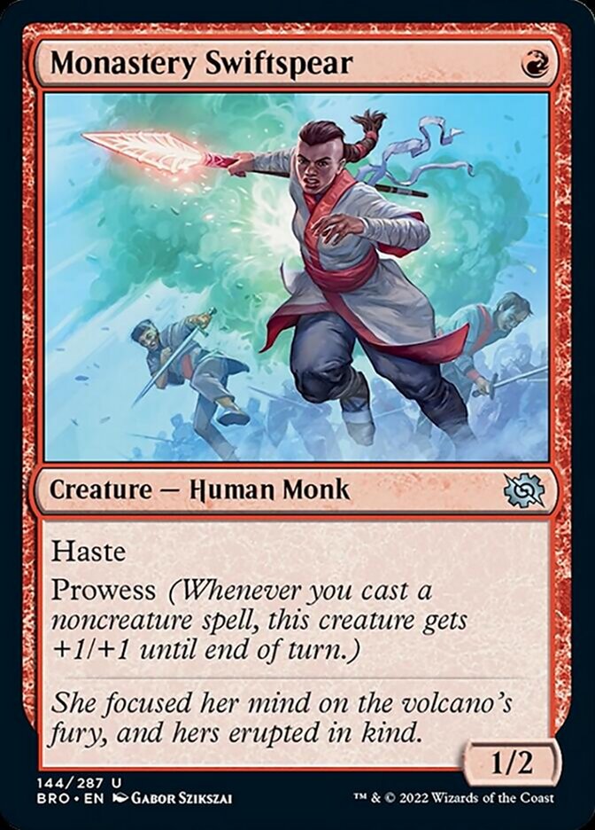 Monastery Swiftspear [The Brothers' War] | Jomio and Rueliete's Cards and Comics