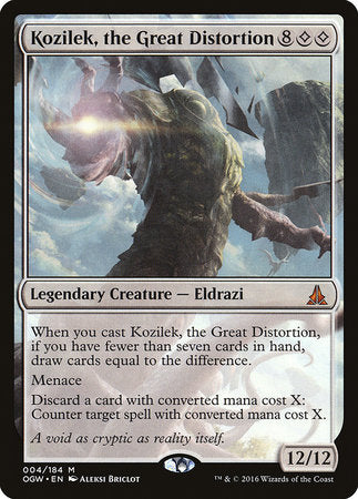 Kozilek, the Great Distortion [Oath of the Gatewatch] | Jomio and Rueliete's Cards and Comics