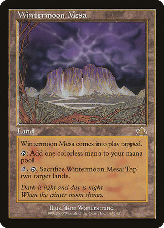 Wintermoon Mesa [Prophecy] | Jomio and Rueliete's Cards and Comics