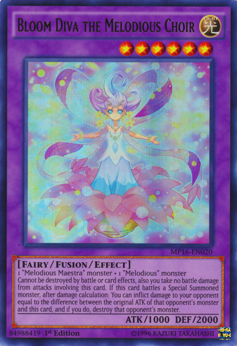 Bloom Diva the Melodious Choir [MP16-EN020] Ultra Rare | Jomio and Rueliete's Cards and Comics