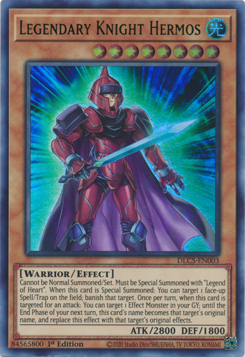 Legendary Knight Hermos (Green) [DLCS-EN003] Ultra Rare | Jomio and Rueliete's Cards and Comics