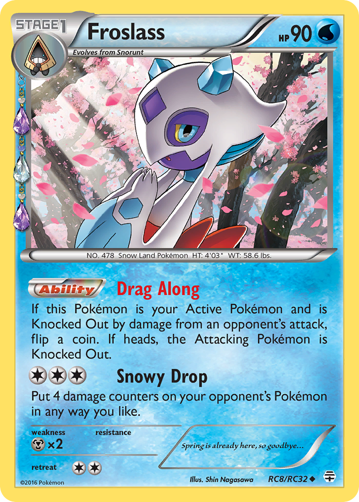 Froslass (RC8/RC32) [XY: Generations] | Jomio and Rueliete's Cards and Comics