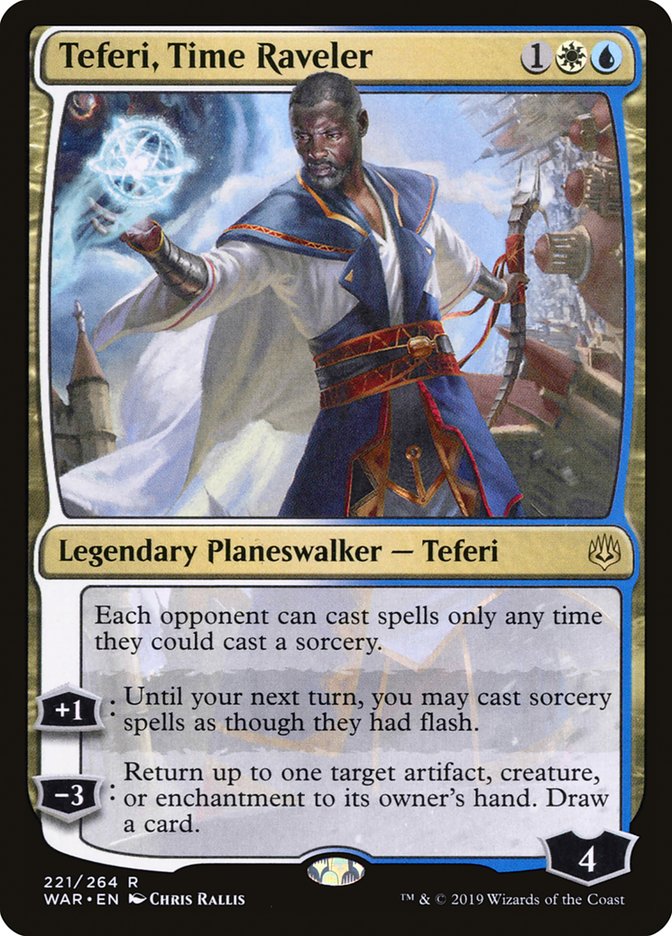 Teferi, Time Raveler [War of the Spark] | Jomio and Rueliete's Cards and Comics