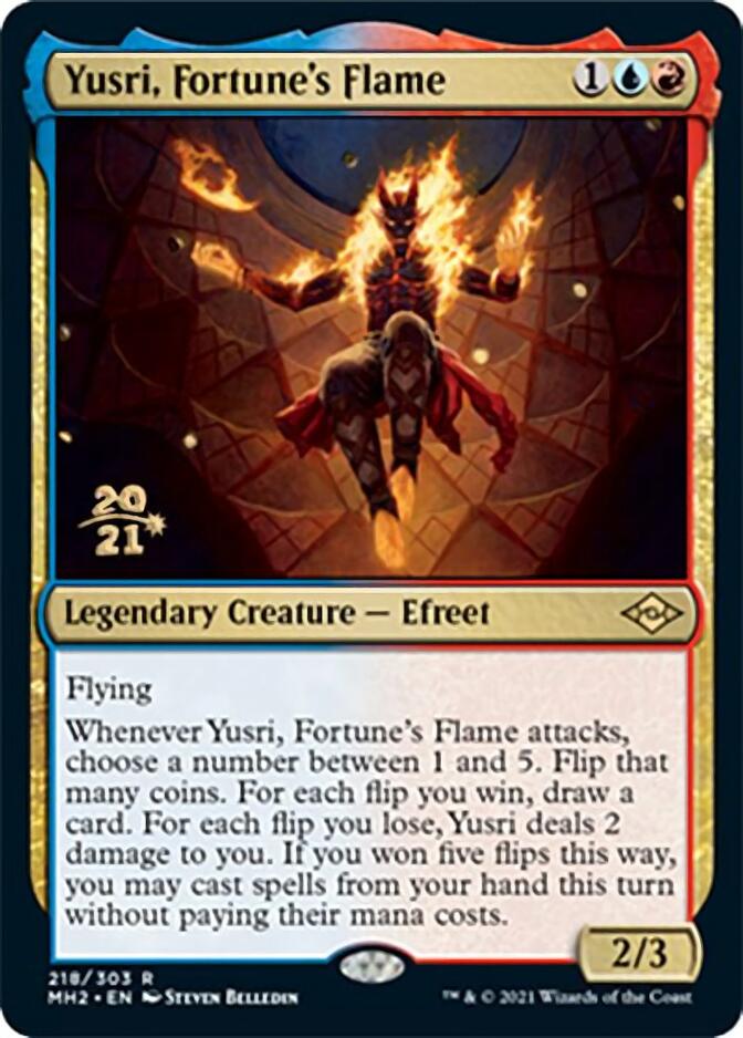 Yusri, Fortune's Flame [Modern Horizons 2 Prerelease Promos] | Jomio and Rueliete's Cards and Comics
