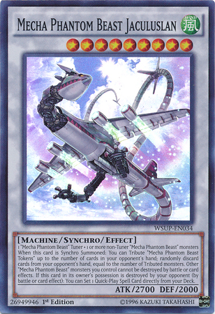 Mecha Phantom Beast Jaculuslan [WSUP-EN034] Super Rare | Jomio and Rueliete's Cards and Comics
