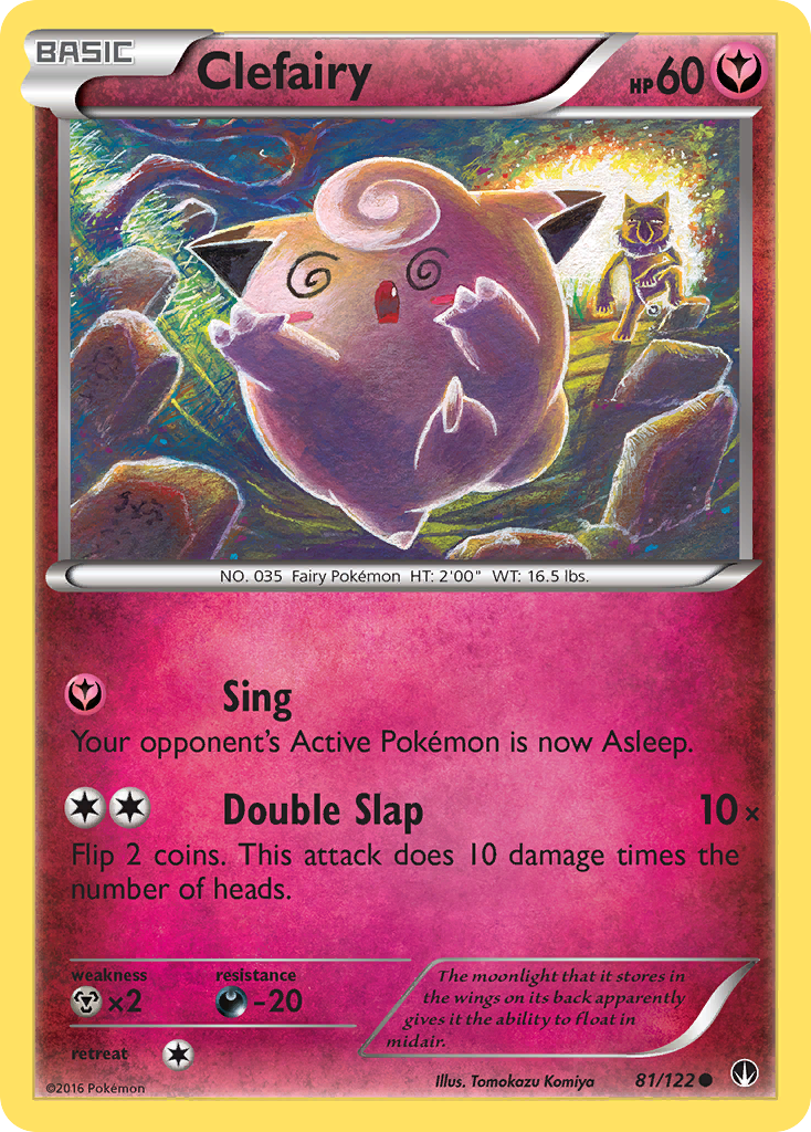 Clefairy (81/122) [XY: BREAKpoint] | Jomio and Rueliete's Cards and Comics