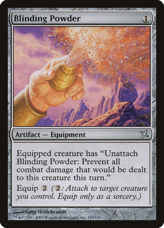 Blinding Powder [Betrayers of Kamigawa] | Jomio and Rueliete's Cards and Comics