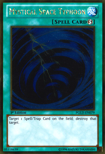 Mystical Space Typhoon [PGLD-EN079] Gold Rare | Jomio and Rueliete's Cards and Comics