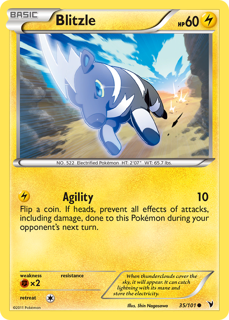 Blitzle (35/101) [Black & White: Noble Victories] | Jomio and Rueliete's Cards and Comics