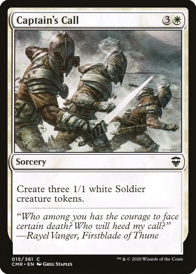 Captain's Call [Commander Legends] | Jomio and Rueliete's Cards and Comics