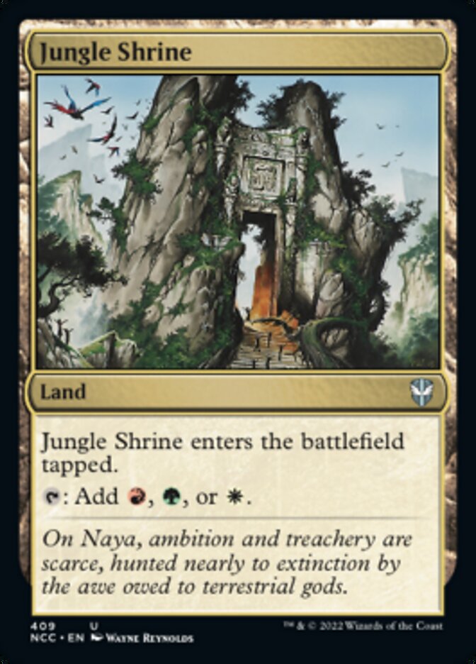 Jungle Shrine [Streets of New Capenna Commander] | Jomio and Rueliete's Cards and Comics