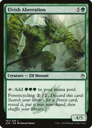 Elvish Aberration [Masters 25] | Jomio and Rueliete's Cards and Comics