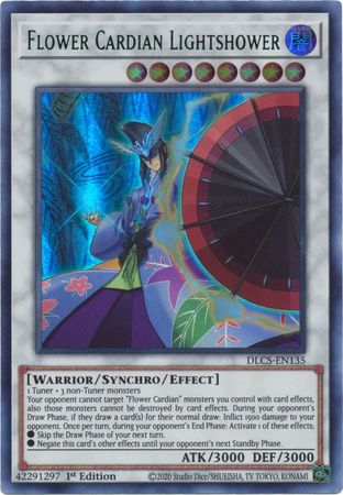 Flower Cardian Lightshower (Green) [DLCS-EN135] Ultra Rare | Jomio and Rueliete's Cards and Comics