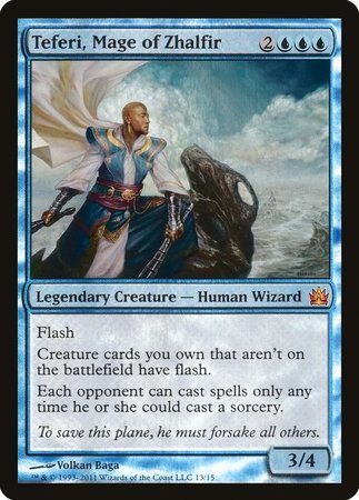 Teferi, Mage of Zhalfir [From the Vault: Legends] | Jomio and Rueliete's Cards and Comics