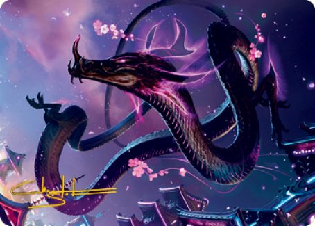 Junji, the Midnight Sky 1 Art Card (Gold-Stamped Signature) [Kamigawa: Neon Dynasty Art Series] | Jomio and Rueliete's Cards and Comics
