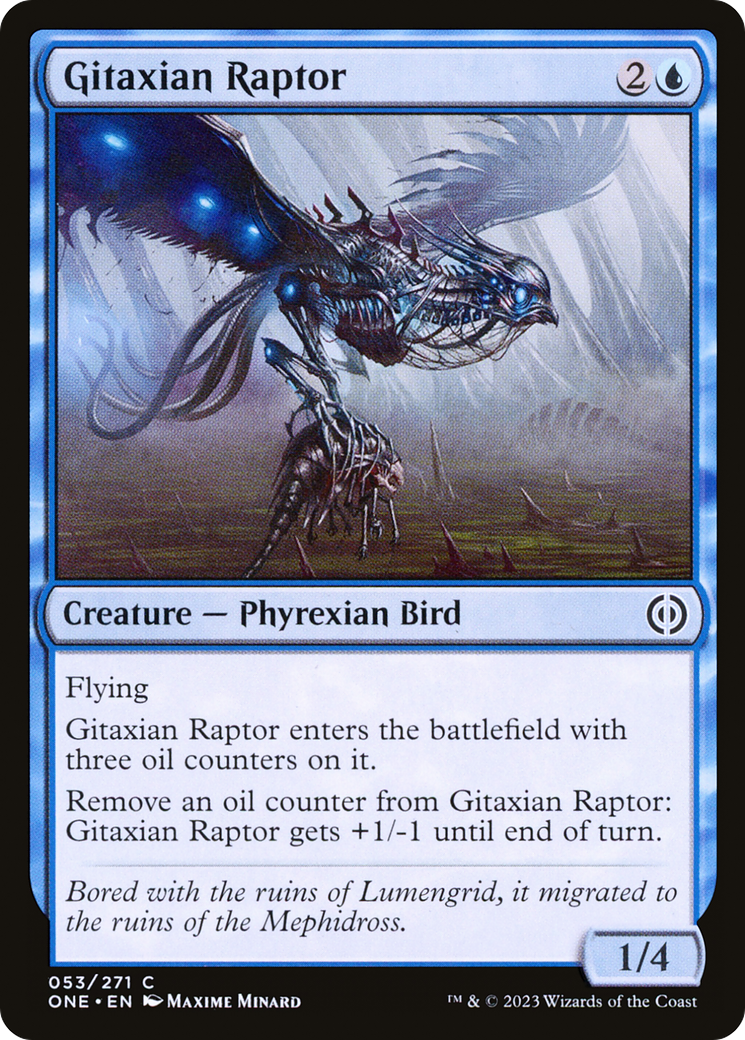 Gitaxian Raptor [Phyrexia: All Will Be One] | Jomio and Rueliete's Cards and Comics