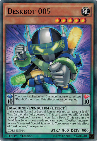 Deskbot 005 [CORE-EN044] Common | Jomio and Rueliete's Cards and Comics