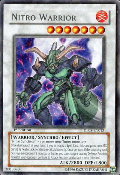 Nitro Warrior [DP08-EN013] Rare | Jomio and Rueliete's Cards and Comics