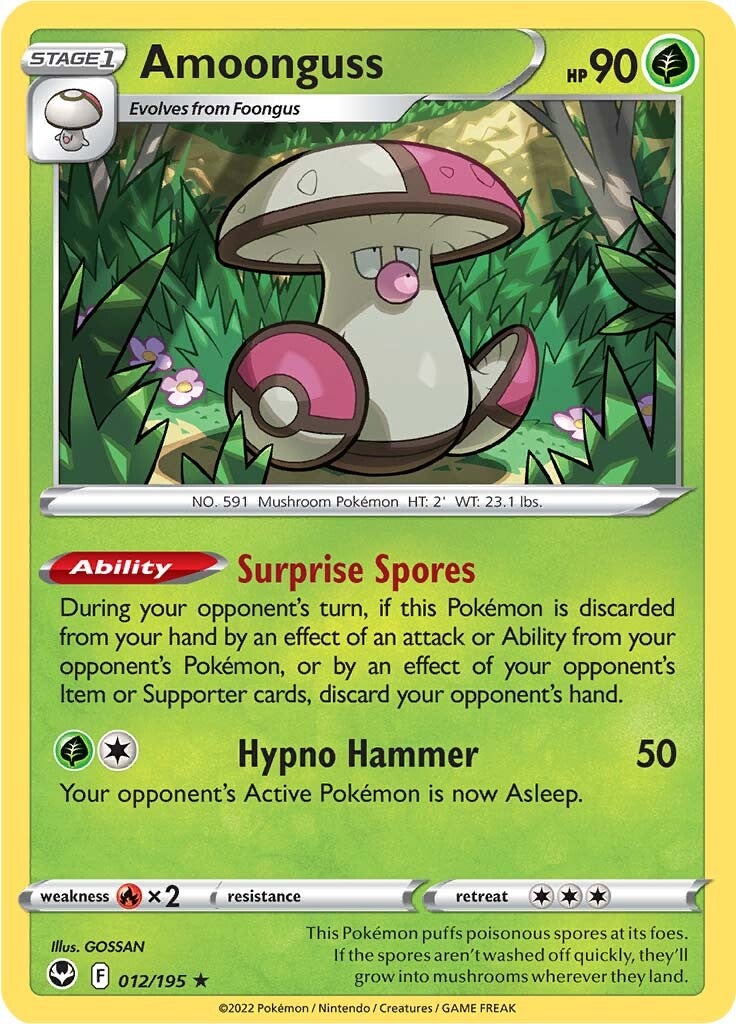 Amoonguss (012/195) [Sword & Shield: Silver Tempest] | Jomio and Rueliete's Cards and Comics