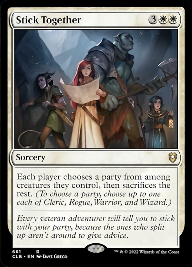Stick Together [Commander Legends: Battle for Baldur's Gate] | Jomio and Rueliete's Cards and Comics