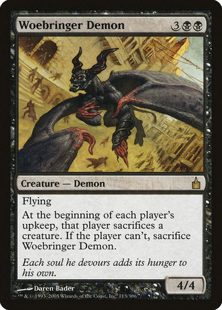 Woebringer Demon [Ravnica: City of Guilds] | Jomio and Rueliete's Cards and Comics