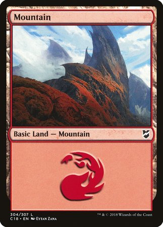 Mountain (304) [Commander 2018] | Jomio and Rueliete's Cards and Comics