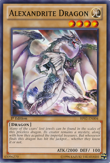 Alexandrite Dragon [BP02-EN004] Common | Jomio and Rueliete's Cards and Comics