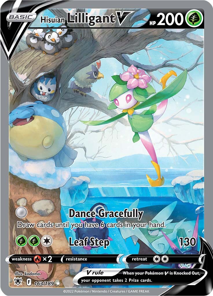 Hisuian Lilligant V (163/189) [Sword & Shield: Astral Radiance] | Jomio and Rueliete's Cards and Comics