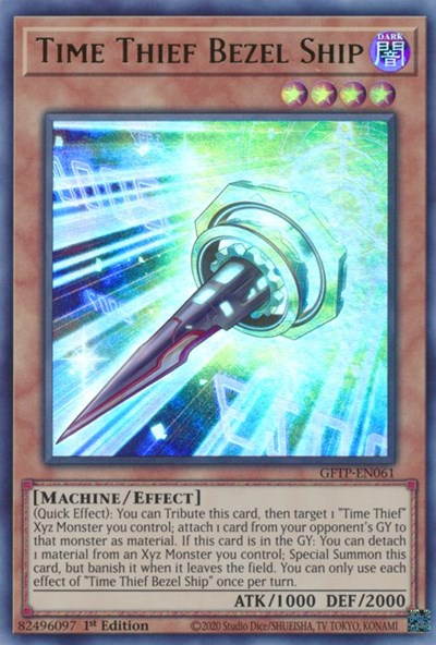 Time Thief Bezel Ship [GFTP-EN061] Ultra rare | Jomio and Rueliete's Cards and Comics