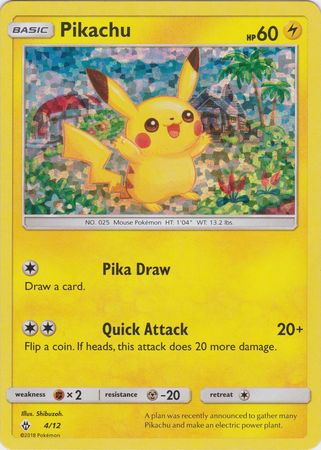 Pikachu (4/12) [McDonald's Promos: 2018 Collection] | Jomio and Rueliete's Cards and Comics