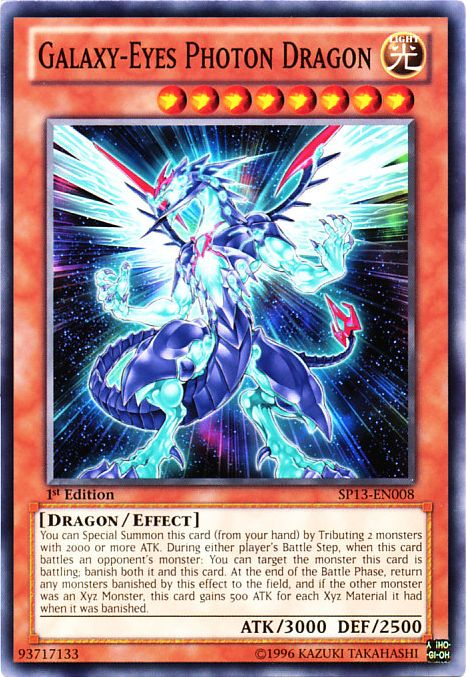 Galaxy-Eyes Photon Dragon [SP13-EN008] Common | Jomio and Rueliete's Cards and Comics
