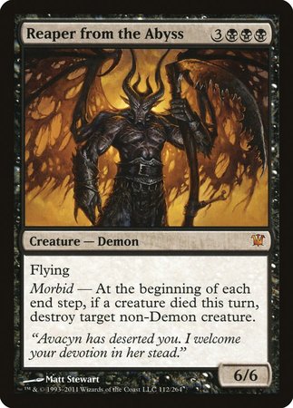 Reaper from the Abyss [Innistrad] | Jomio and Rueliete's Cards and Comics