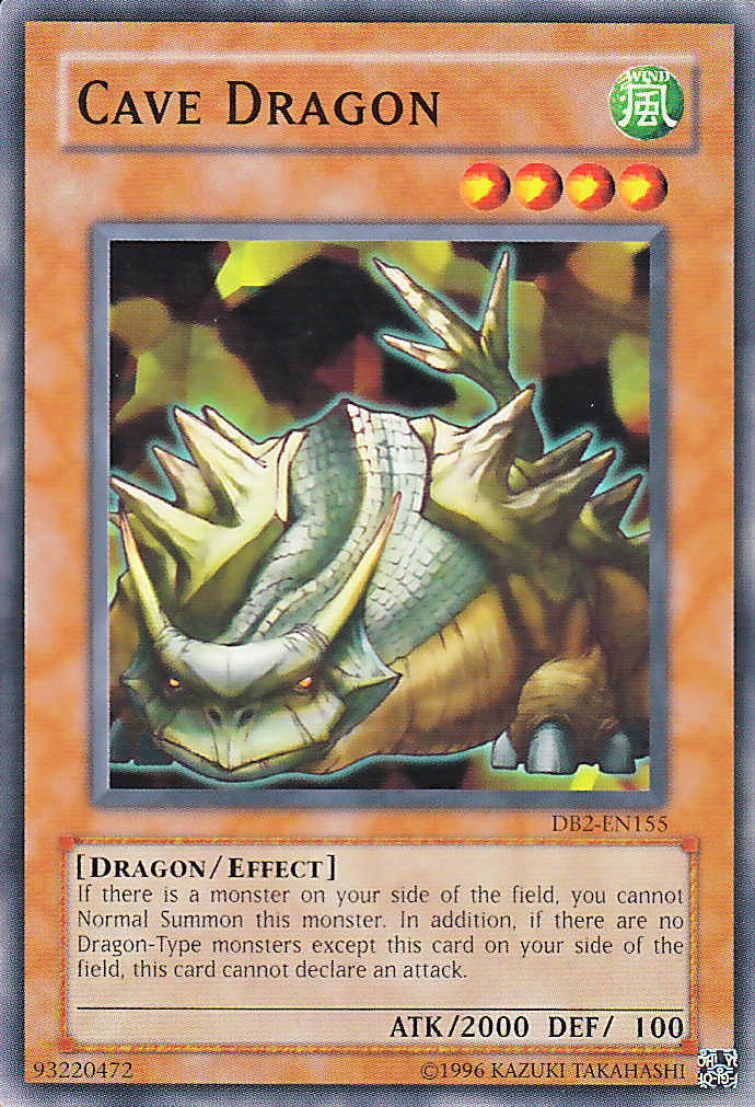 Cave Dragon [DB2-EN155] Common | Jomio and Rueliete's Cards and Comics