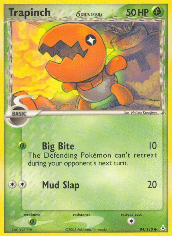 Trapinch (84/110) (Delta Species) [EX: Holon Phantoms] | Jomio and Rueliete's Cards and Comics
