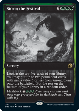 Storm the Festival [Innistrad: Double Feature] | Jomio and Rueliete's Cards and Comics