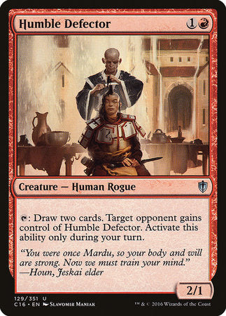 Humble Defector [Commander 2016] | Jomio and Rueliete's Cards and Comics
