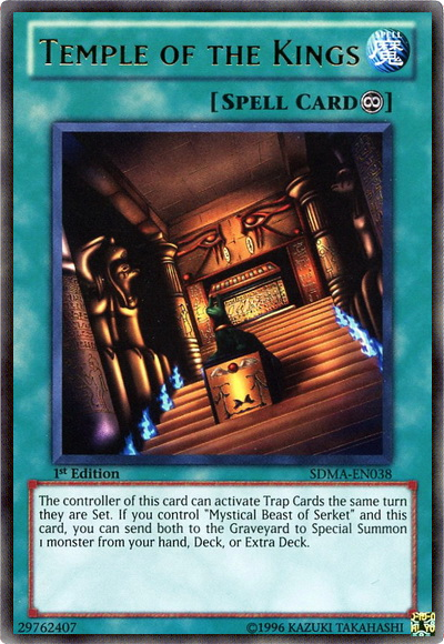 Temple of the Kings [SDMA-EN038] Ultra Rare | Jomio and Rueliete's Cards and Comics
