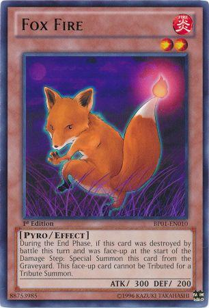 Fox Fire [BP01-EN010] Rare | Jomio and Rueliete's Cards and Comics