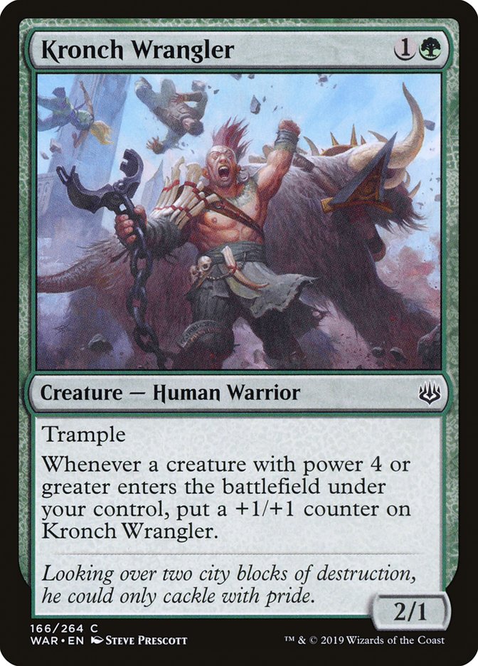 Kronch Wrangler [War of the Spark] | Jomio and Rueliete's Cards and Comics