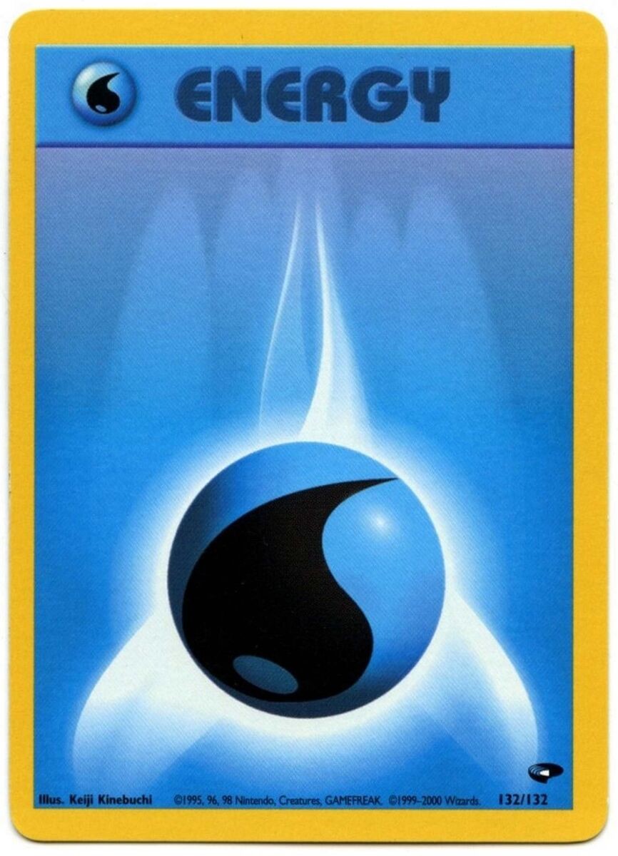 Water Energy (132/132) [Gym Heroes Unlimited] | Jomio and Rueliete's Cards and Comics