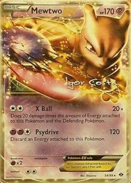 Mewtwo EX (54/99) (Pesadelo Prism - Igor Costa) [World Championships 2012] | Jomio and Rueliete's Cards and Comics