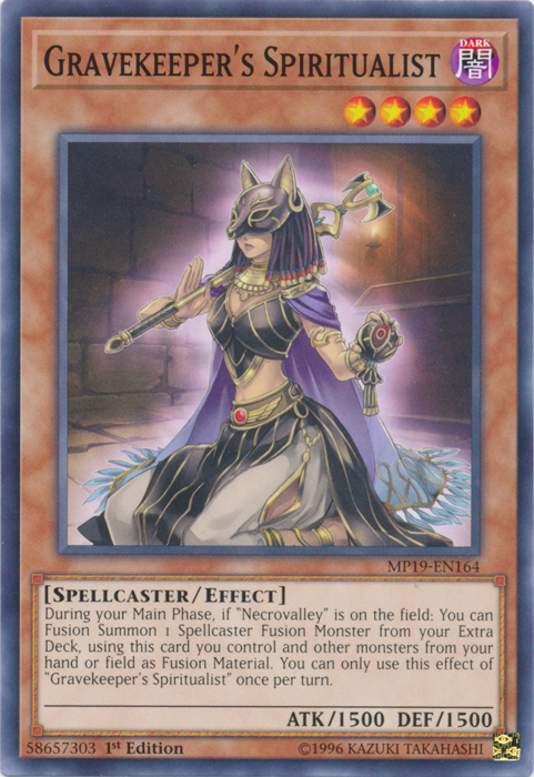 Gravekeeper's Spiritualist [MP19-EN164] Common | Jomio and Rueliete's Cards and Comics