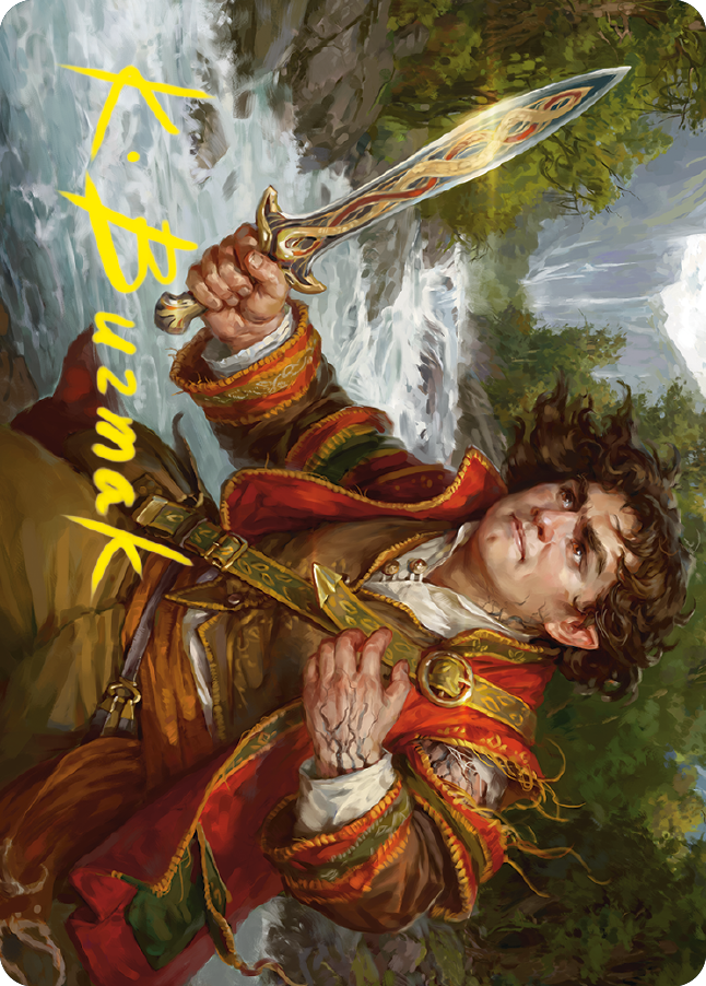 Frodo Baggins Art Card (16/81) (Gold-Stamped Signature) [The Lord of the Rings: Tales of Middle-earth Art Series] | Jomio and Rueliete's Cards and Comics