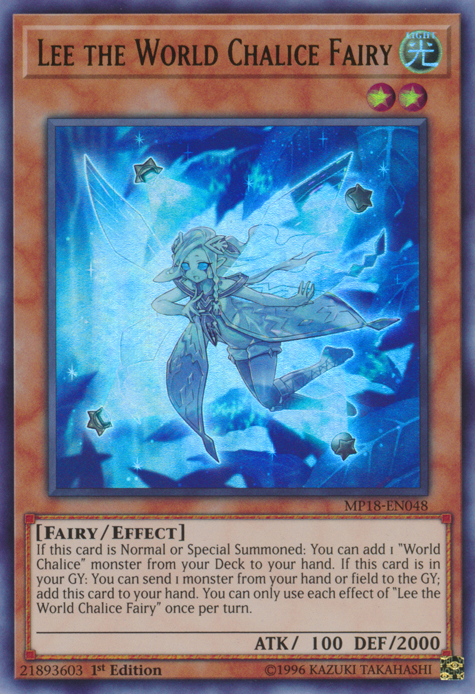 Lee the World Chalice Fairy [MP18-EN048] Ultra Rare | Jomio and Rueliete's Cards and Comics