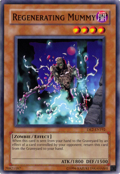 Regenerating Mummy [DR2-EN192] Common | Jomio and Rueliete's Cards and Comics