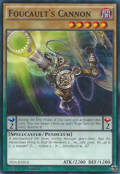 Foucault's Cannon [YS16-EN014] Common | Jomio and Rueliete's Cards and Comics