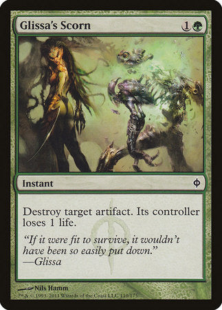 Glissa's Scorn [New Phyrexia] | Jomio and Rueliete's Cards and Comics